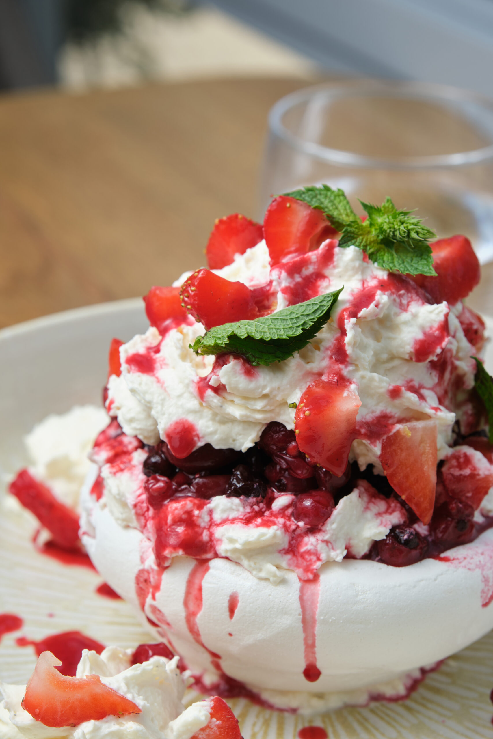 Pavlova fraise 1